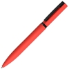 MIRROR BLACK, ручка шариковая, красный, металл, софт- покрытие, красный, латунь, софт-покрытие