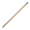 Карандаш простой TOGI с ластиком, зеленый, 19см, дерево, зеленый, бежевый, дерево