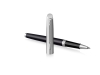 Ручка роллер Hemisphere Entry Point, черный, серебристый, металл