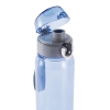 Бутылка для воды Tritan, 600 мл, синий; серый, пластик