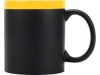 Кружка с покрытием для рисования мелом «Да Винчи», черный, желтый, керамика