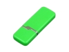 USB 2.0- флешка на 32 Гб с оригинальным колпачком, зеленый, пластик