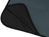 Плед для пикника «Regale», черный, серый, полиэстер, флис