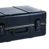 Чемодан Metal Luggage, черный, черный, корпус - металл; подкладка - полиэстер