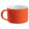 Чайная пара Best Morning, оранжевая, оранжевый, фарфор; покрытие софт-тач