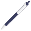 FORTE, ручка шариковая, темно-синий/белый, пластик, темно-синий, белый, пластик