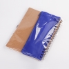 Блокнот "Full kit" с пеналом и канцелярскими принадлежностями, синий, переработанный картон/дерево/полиэстер