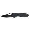 Нож складной Stinger, 80 мм, (чёрный), материал рукояти: алюминий (чёрный), черный