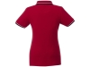 Рубашка поло «Fairfield» женская, красный, хлопок