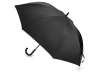 Зонт-трость «Lunker» с большим куполом (d120 см), черный, полиэстер, soft touch