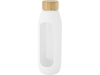 Бутылка в силиконовом чехле «Tidan», белый, стекло, силикон
