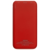 Внешний аккумулятор Uniscend All Day Compact 10000 мАч, красный, красный, пластик; покрытие софт-тач