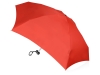 Зонт складной «Frisco» в футляре, красный, полиэстер, soft touch