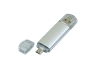 USB 2.0/micro USB- флешка на 32 Гб, серебристый, металл