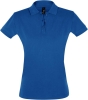 Рубашка поло женская Perfect Women 180 ярко-синяя, синий, хлопок