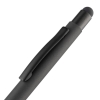 Ручка шариковая Digit Soft Touch со стилусом, черная, черный