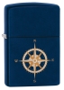 Зажигалка ZIPPO с покрытием Navy Matte, латунь/сталь, синяя, матовая, 38x13x57 мм, синий