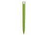 Ручка пластиковая soft-touch шариковая «Zorro», зеленый, белый, soft touch