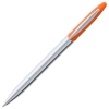 Ручка шариковая Dagger Soft Touch, оранжевая, оранжевый, металл; покрытие софт-тач