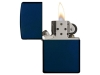 Зажигалка ZIPPO Classic с покрытием Navy Matte, синий, металл