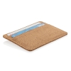 Эко-кошелек Cork c RFID защитой, коричневый, пробка
