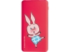Внешний аккумулятор «Винни-Пух", 5000 mAh, красный, soft touch