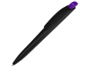 Ручка шариковая пластиковая «Stream», черный, фиолетовый, пластик