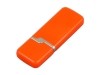 USB 3.0- флешка на 128 Гб с оригинальным колпачком, оранжевый, пластик