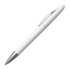Ручка шариковая ICON, белый, непрозрачный пластик, белый, пластик