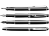 Подарочный набор Expert: ручка перьевая, чехол, черный, металл