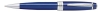 Шариковая ручка Cross Bailey. Цвет - синий., синий, латунь, нержавеющая сталь