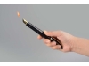Набор «Акра»: ручка-зажигалка, пепельница, черный, желтый, пластик, металл