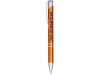 Ручка металлическая шариковая «Moneta» с анодированным покрытием, оранжевый, пластик, алюминий