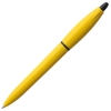 Ручка шариковая S! (Си), желтая, желтый, пластик