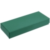 Коробка Notes с ложементом для ручки и флешки, зеленая, зеленый, картон