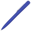 IQ, ручка с флешкой, 8 GB, синий/хром, металл  , синий, серебристый, металл, soft touch покрытие