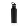 Спортивная бутылка для воды Deluxe, черный, нержавеющая сталь