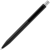Ручка шариковая Chromatic, черная с серебристым, черный, серебристый, металл