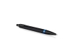 Ручка шариковая Parker «IM Vibrant Rings Flame Blue», черный, металл