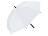 Зонт-трость «Shelter» c большим куполом, белый, полиэстер