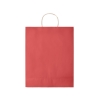 Подарочный пакет больш 90 г/м&#178;, красный, бумага