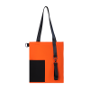 Шоппер Superbag Color (оранжевый с чёрным), оранжевый с чёрным, хлопок