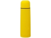 Термос «Ямал Soft Touch» с чехлом, желтый, металл, soft touch
