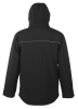Куртка мужская Rock Men, черная, черный, внешняя сторона - полиэстер 95%; эластан 5%; софтшелл; подкладка - полиэстер 100%, 160 г/м²