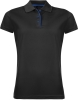 Рубашка поло женская Performer Women 180 черная, черный, полиэстер 100%, плотность 180 г/м²; пике