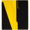 Дорожный органайзер Multimo, черный с желтым, черный, желтый, искусственная кожа; покрытие софт-тач