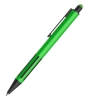 IMPRESS TOUCH, ручка шариковая со стилусом, зеленый/черный, алюминий, пластик, прорезиненный грип, зеленый, алюминий, пластик, прорезиненная поверхность