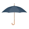 Зонт трость из эпонжа 23,5 дюйм, синий, полиэстер