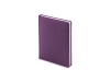 Ежедневник недатированный А6+ «Velvet», фиолетовый, кожзам, soft touch