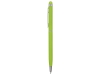 Ручка-стилус металлическая шариковая «Jucy Soft» soft-touch, зеленый, soft touch